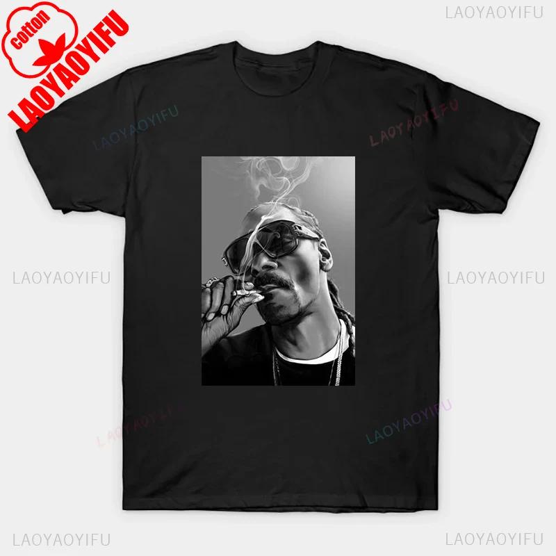 Hip Hop Star Snoop Dogg T Shirt Creative Printed Tshirt TopMale Women Dj Fashion Tee Rock Kid Harajuku Tees Men Cotton Clothing
