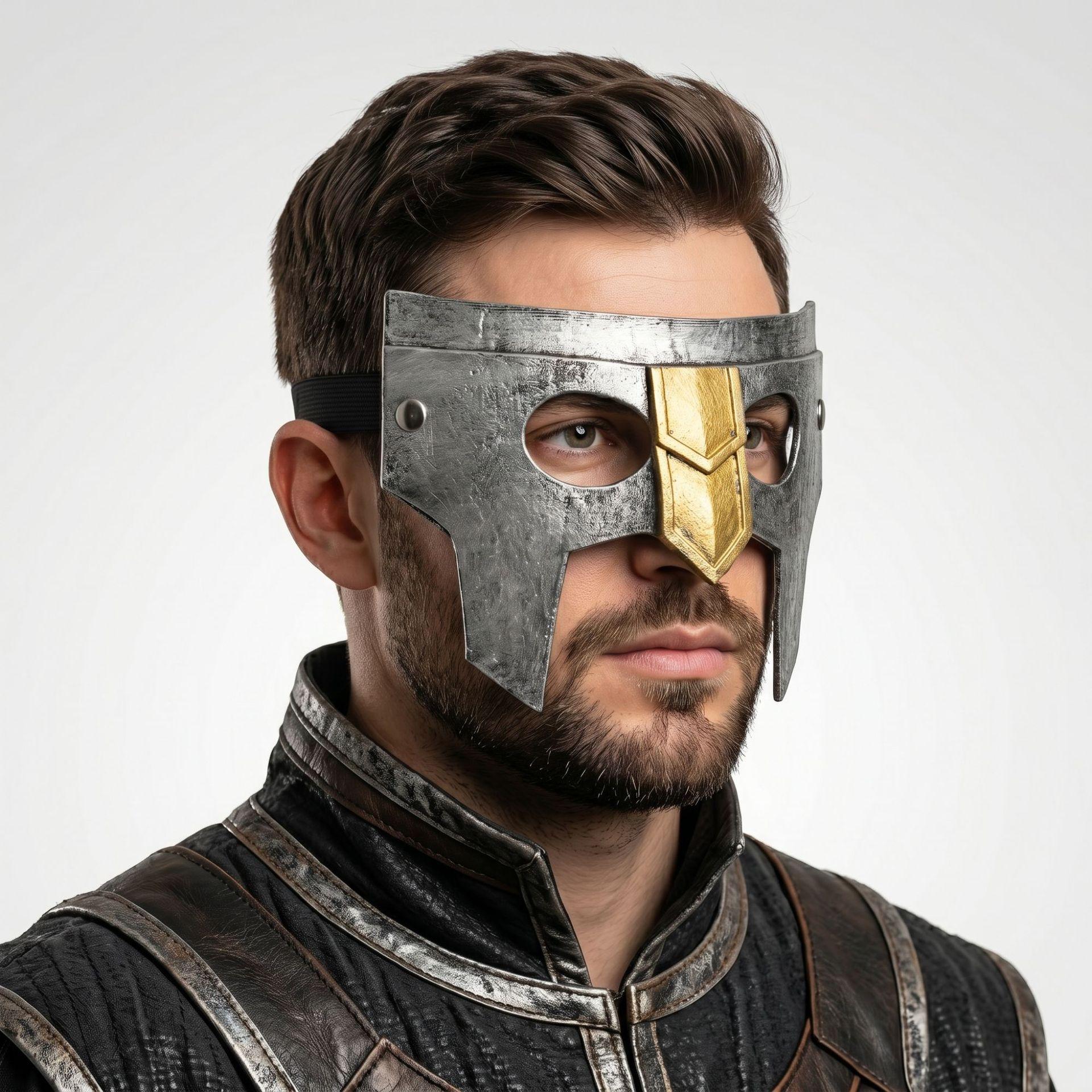 medieval armor mask One size fits all adults
