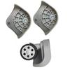 Luggage Wheel Luaggage Replacement Wheels Double Row Luggage Wheels Convenient Trolley Case Left & Right Swivel Wheels