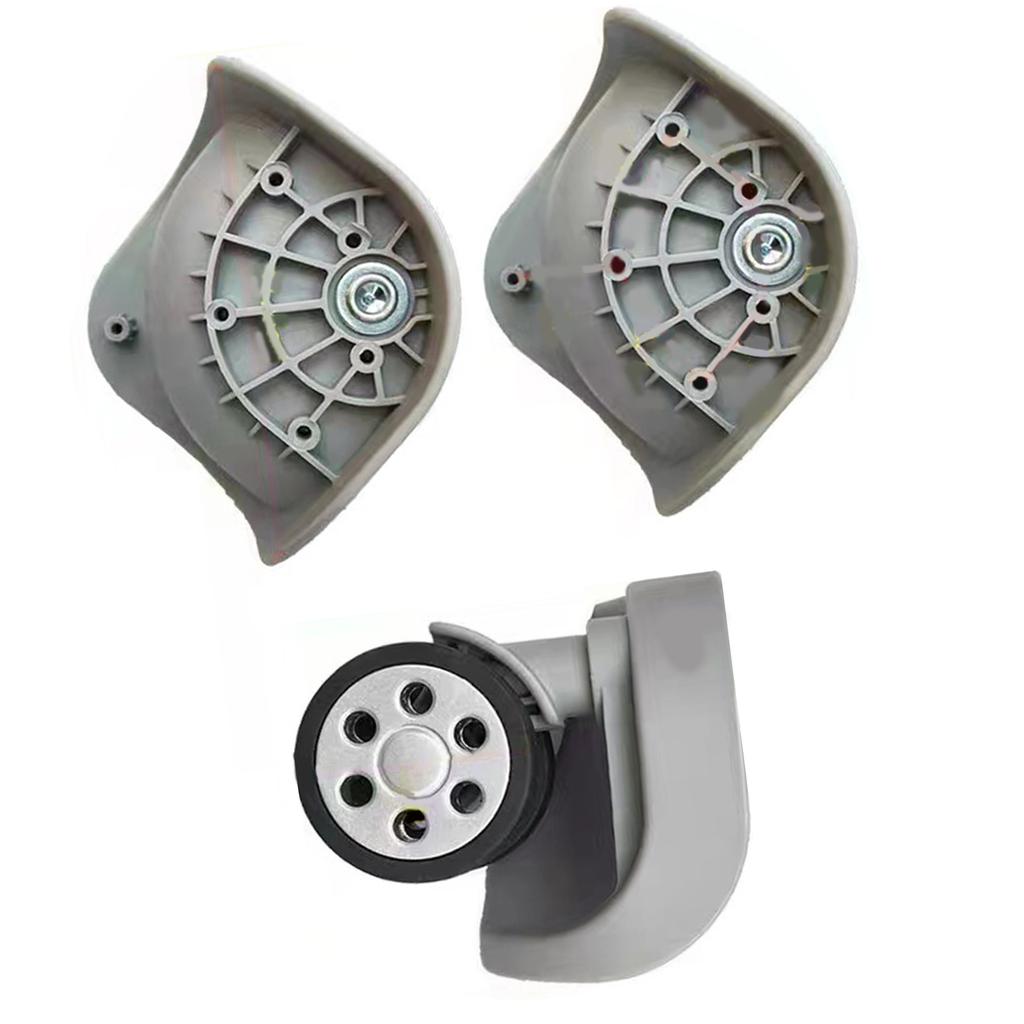 Roți Bagaj Roți de Schimb pentru Bagaj Roți Bagaj cu Rând Dublu Roți Pivotante Stânga și Dreapta pentru Valiză Troler Convenabilă