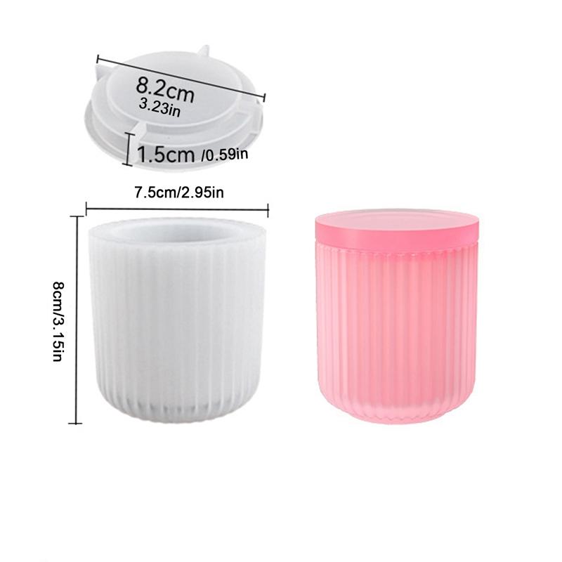 

Полосатая коробка для хранения, емкость для хранения, зеркальная чашка, силиконовая форма, форма для самостоятельной сборки из эпоксидной смолы