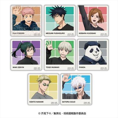 TV Anime "Jujutsu Kaisen" PACHIT Badge Collection 1 Box Approx. 55 X 55 X 7mm ABS