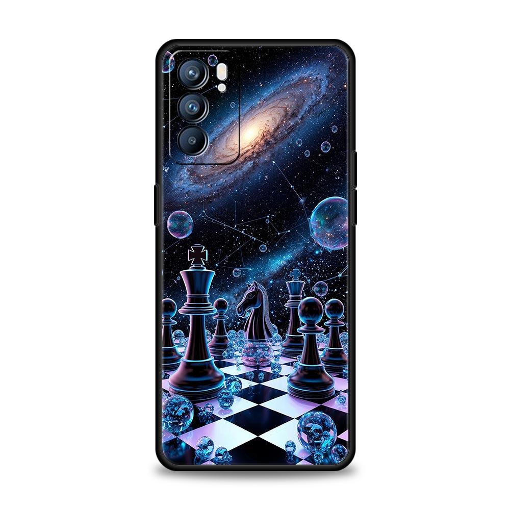 Universe Starry Sky Moon Phone Case For Oppo Reno 13 12 11 10 7 F Find X5 X6 A98 A80 A79 A78 A57 A54 A31 A17 Pro Soft TPU Cover