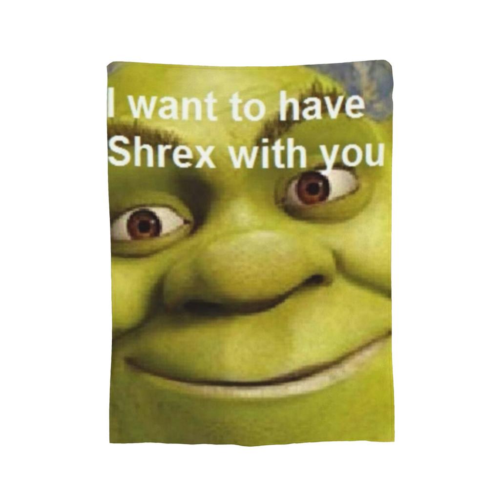 Cartoon Monster Shreks Blankets Velvet  Winter  Breathable Lightweight Thin Throw Blankets for Bed Outdoor Bedspreads