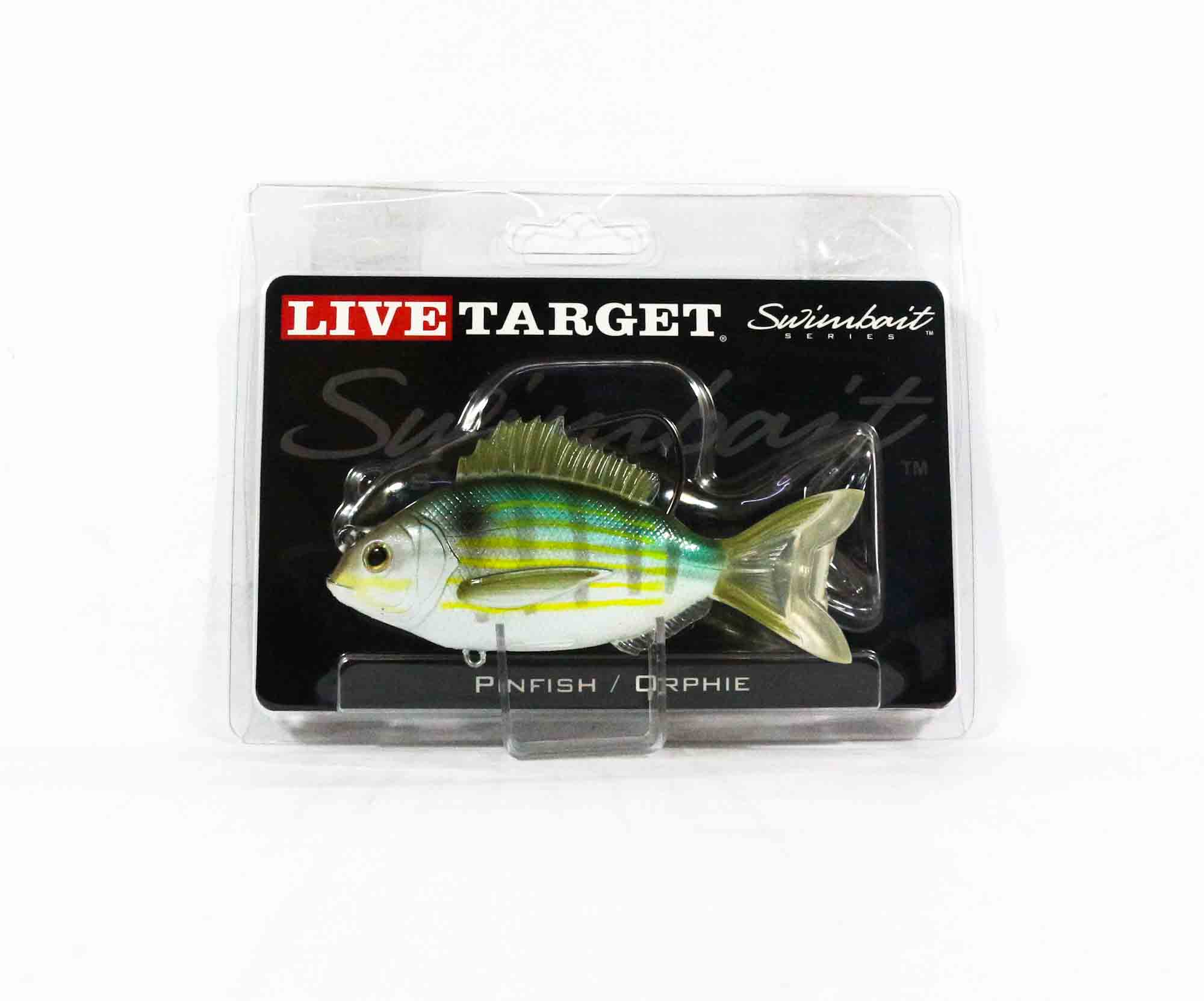 

Live Target PFS105MS719 Swimbait Pinfish 4 дюйма серебристо-зеленый (1147)