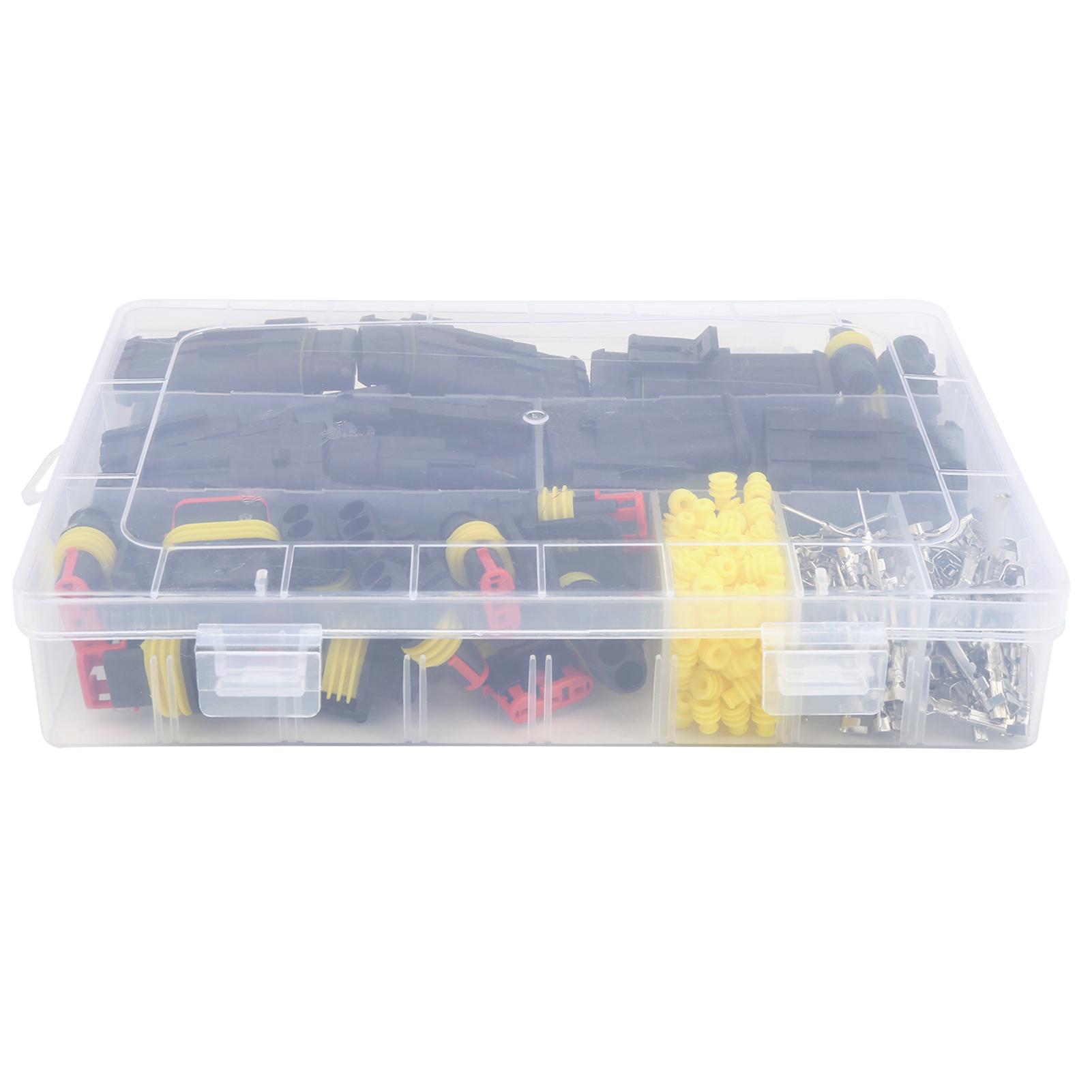 

352Pcs Wire Connector Automotive Waterproof HID Saled Connect Terminal Blocks Set