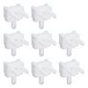 Ricambi per Comando a Bacchetta per Tenda Verticale Bianco Facile Installazione Aste di Comando per Uso Domestico e Ufficio 6/8/10 Pezzi