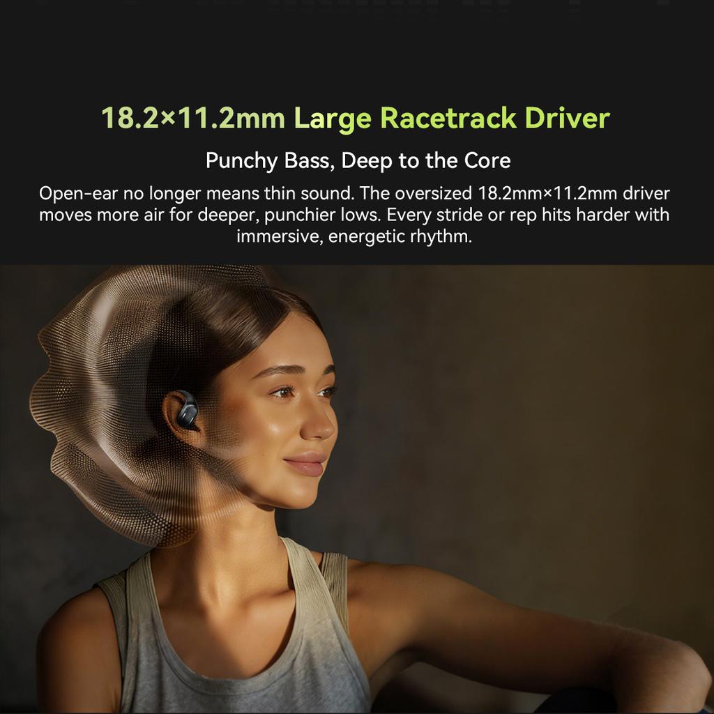 Blackview AirBuds 300 Wireless Bluetooth 6.0 Headphones Open Ear Sports Headphones