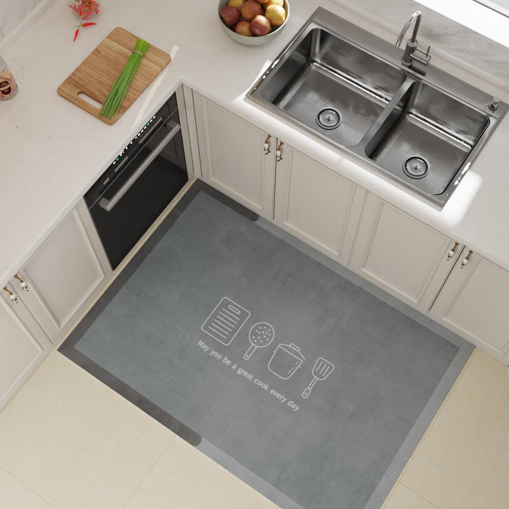Nordische, wasserdichte und rutschfeste Küchenbodenmatten – ölbeständig, abwischbar, waschbar und schmutzabweisend.