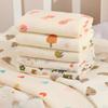 Breathable Gauze Baby Swaddle Blanket Double-Layered Baby Quilt Gauze Wrap Blanket  For Newborn