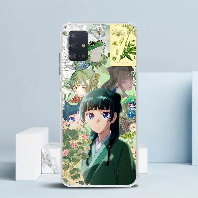 A-Apothecary D-Diaries Anime Soft Cover for Samsung Galaxy A12 A22 A32 A52 A72 A02S Phone Case Note 20 Ultra 10 S10 Plus A51 A71