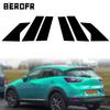 6 pièces Noir Brillant Montant de Pilier Décor Fenêtre Latérale de Porte Moulure Garniture Couvercle Autocollant Pour Mazda CX-3 2016 2017 2018   -