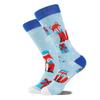 AB Professional Design Funny Socks Men Happy Animal Music Beer Skarpetki Sokken Hip Hop Big Size Meias Skateboard Divertidos
