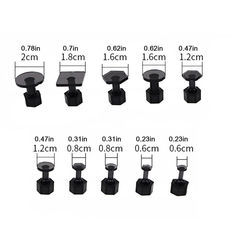 10Pcs/set Car Dent Puller Kit Suction Cup Dent Puller Handle Lifter Car Dent Puller Remover Tool For Car Dent Repair Glass