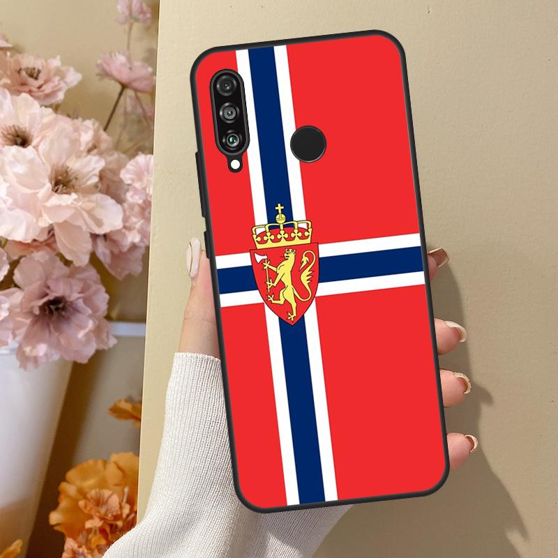 

Чехол с флагом Норвегии для Huawei P30 Lite P40 P20 P50 Pro Nova 5T P Smart 2019, чехол для Honor 50 10i 8X Huawei P20