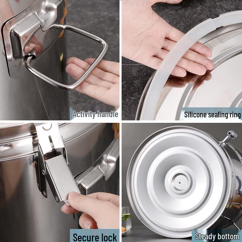 Kuidun Commercial Stainless Steel Insulated Food & Beverage Bucket