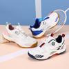 Professional Button Children's Badminton Table Tennis Shoes for Boys Girls Autumn Breathable Anti-Slip EVA Midsole Rubber