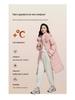 2025 Women's Mid-Length Six-Color Slimming Down Jacket: Thickened Warm Winter Outerwear with Big Pockets
