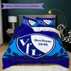 VfL Bochum 1848 Muster Bettwäsche Steppbettwäsche Bettbezug Kissenbezug Heimdekoration Geburtstagsgeschenk (1 Bettbezug + 2 Kissenbezüge (ohne Füllung))99