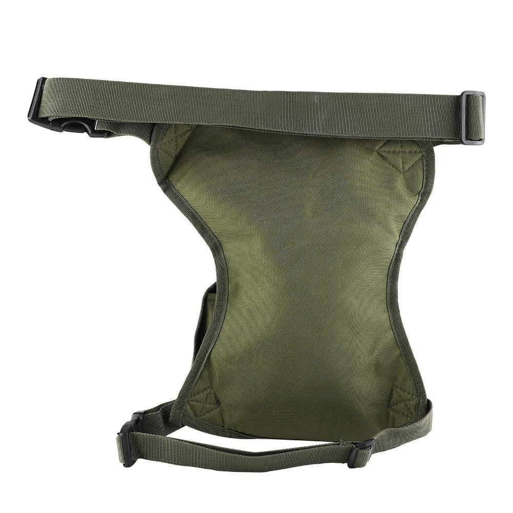 Multi Pockets Drop Waist Leg Bag Military Utility Motorcycle Racing Thigh Pouch(army Green)