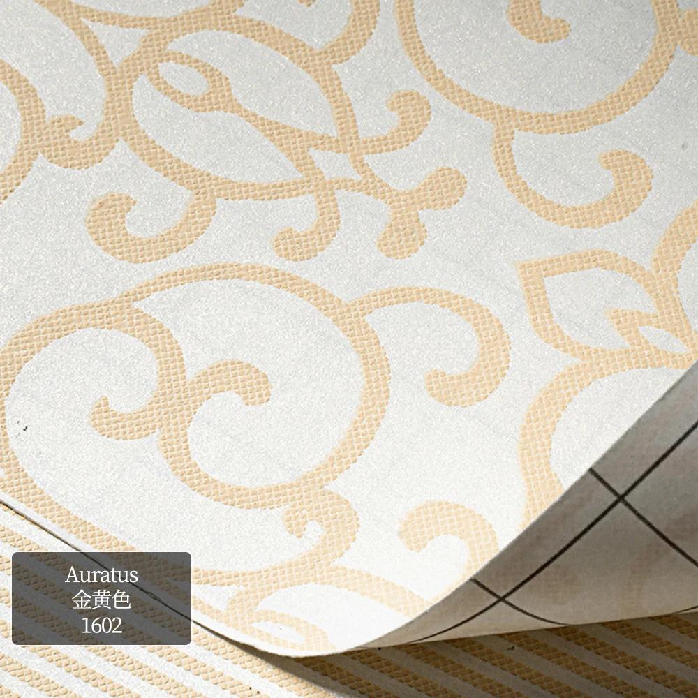 Netkané samolepicí tapety Evropský styl Velký květ Svislý pruh Domácí dekorace Tapeta Samolepicí