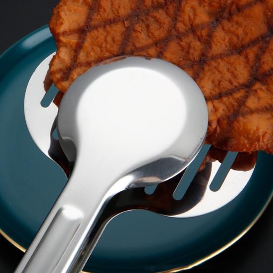 Moderní dlouhá rukojeť proti opaření odolná proti vysokým teplotám Univerzální potravina Svorka na maso Steaková kleště Kuchyňské potřeby Steaková svorka