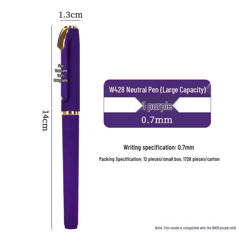 Schwarzer Neutraler Kalligraphie-Stift: 5000-Jahres-Großkapazität, Schreibübungen für Schüler, Grüner Augenschutz