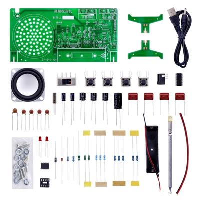 Electronics DIY FM Radio Soldering Kit for Beginners Includes All Parts for Functional and Educational Projects