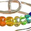 Rotatable Ring with Rainbow Bead Stylish for Girlfriend Ladies Anniversary