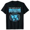 Funny Flat Earth Astronaut T Shirts Cotton Streetwear Short Sleeve Birthday Gifts Summer Style Fashion T-shirt Mens Clothing