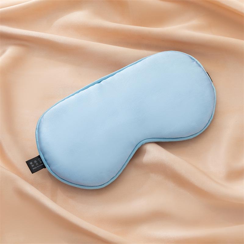 

16 Momme Silk Eye Mask: Light-Blocking, Non-Pressure, Double-Sided Mulberry Silk, Adjustable Buckle for Eye Protection and Travel Sleep. Same Color Both Sides