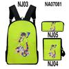 Trendy Popular SK8 the infinity 3D Print 3pcs/Set pupil School Bags Laptop Daypack Backpack Inclined shoulder bag Pencil Case