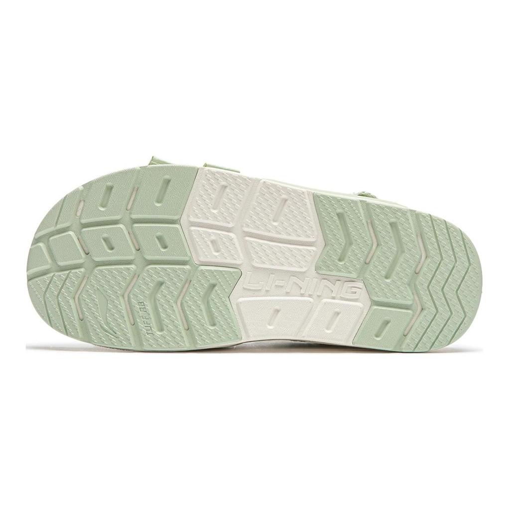 Li Ning Coka Young Comfortable Non-Slip Childrens Sandals Kids Sandals Green YKUU006-8