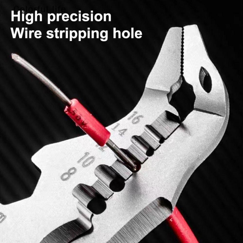 With Elbow Wire Stripper Pliers Cable Wire Wire Cutting Pliers  Crimping Tool
