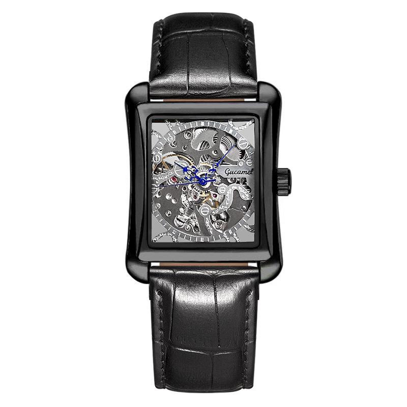 New Top Brand Fashion Square Automatic Mechanical Watch Automatic Watch Business Men's Waterproof Luminous Watch