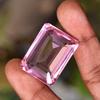 30x22mm CERTIFIED Emerald Cut NATURAL Pink Topaz Loose Gemstone For Collectors