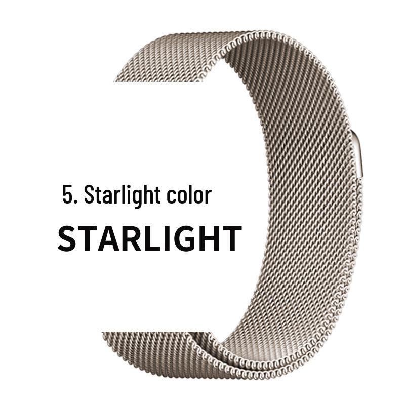 Compatible Stainless Steel Milanese Magnetic Band for Apple Watch Series 1-9 & SE.