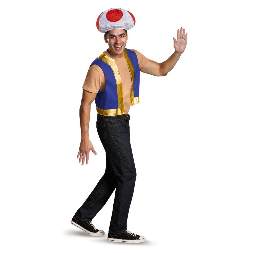 

Toad Costume, Mario Cosplay Costume, Adult Costume, Vest and Hat Set, Game Character [Parallel Import]