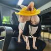 Cotton Pet Sunshade Cap Solid Color Pet Sunscreen Tie Hat Fashion Pet Fisherman Hat  Devon Rex