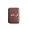 iPhone 16 Leather Card Holder Case with Magnetic Pop-up Window for 13, 14, 15 Pro Max