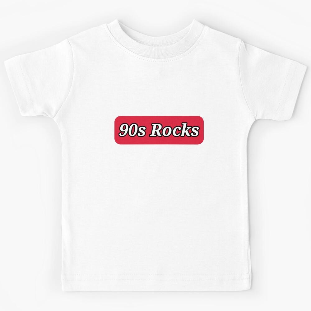 90s Rocks - Design for 90s Rock and Music Fan  Kids T-Shirt 120