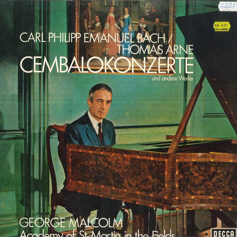 

LP Record GEORGE MALCOKM, NEVILLE MARRINER, A - Carl Philipp Emanuel Bach / Thomas SAD22042 DECCA Germany Classical Used