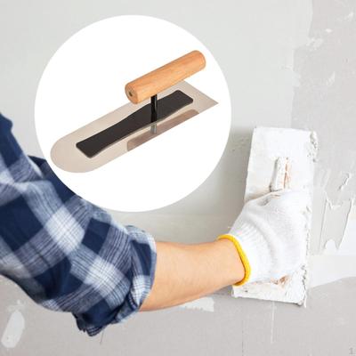 Putzkelle Mauerwerk mit Holzgriff Bauwerkzeug Gipskarton für Gipskartonwand
