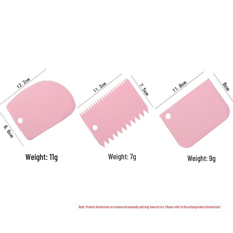 MDNG Plastic Baking & Dough Scraper Set