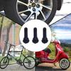 TR413 TR414 Vacuum Tire Valve Nozzle with Dust Cap Car Motorcycle Bicycle Snap-in Tubeless Tyre Rubber Valve Replaceable Parts