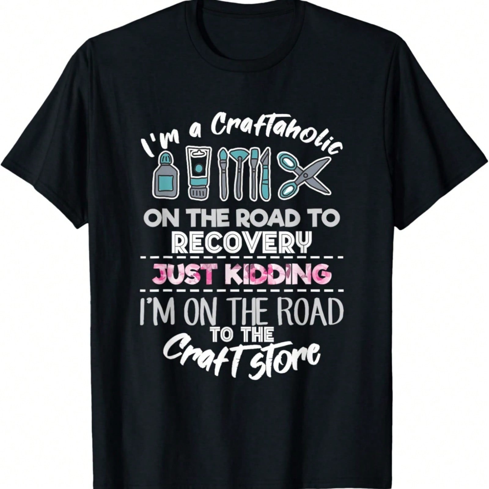Scrapbooking Addicted Handmade Crafter Hobby T-Shirt S разноцветный