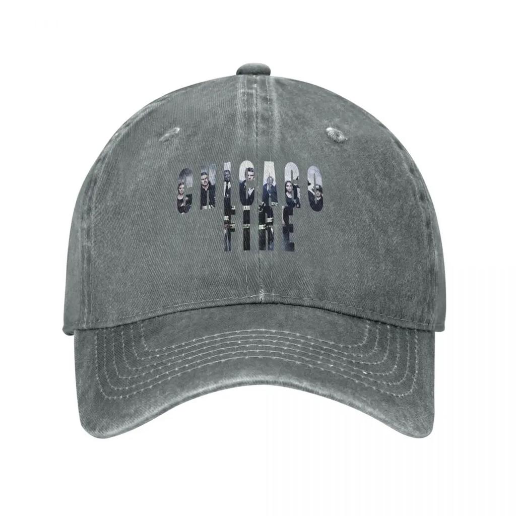Chicago Fire Cast Baseballkappe Unisex große Größe Hut Kinderhut Hüte im Angebot Sportkappe Trucker-Hüte Für Unisex Damen