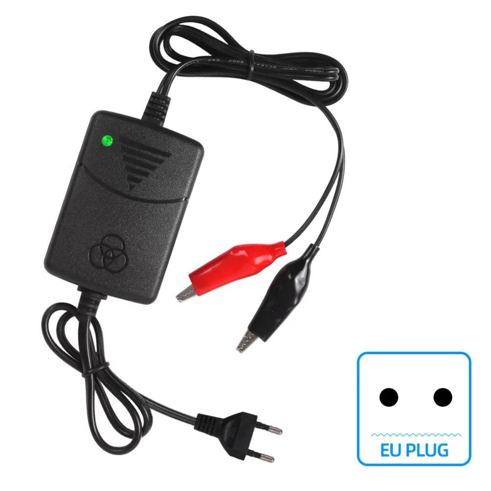 For Smart 12V 1300mA Car Battery Charger for Sealed Acid Batteries Suitable for Motorcycles and Electric Devices