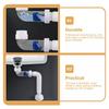 Flexible Sink Deodorant Drain Pipe Anti-Odor Hose Wash Basin Sewer Drain Pipe Accessories 41.50x10.15x3.65cm