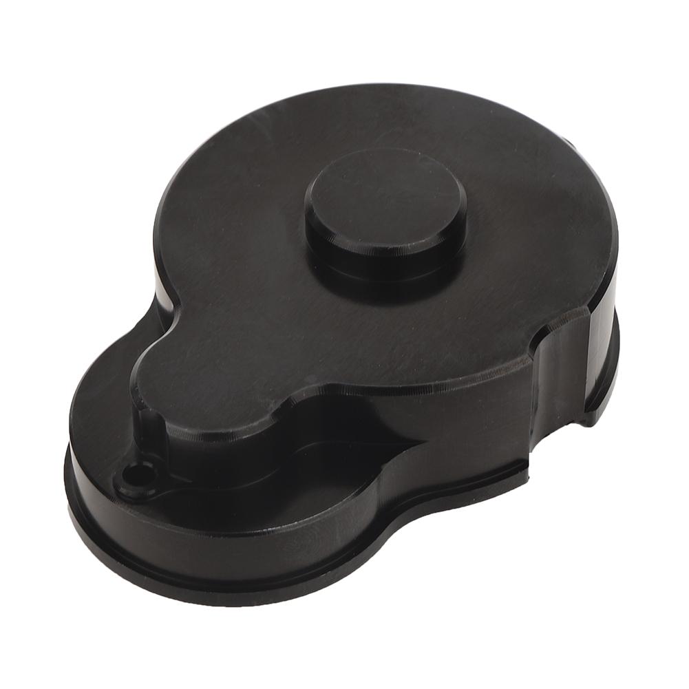 Aluminium Alloy Motor Gear Cover Accessory Fit for RGT Rock Cruiser EX86100 1 10 RC Crawler CarBlack
